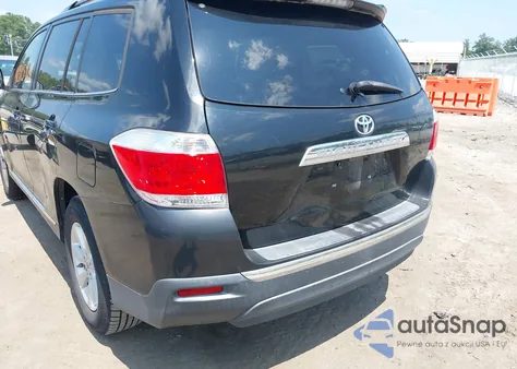 2011 Toyota Highlander Se V6 from USA, damaged, VIN 5TDZK3EH5BS037580